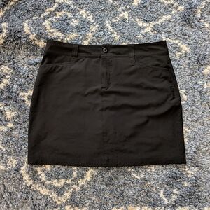 Eddie Bauer Black Adventurer 2.0 Active Skort, Size 8